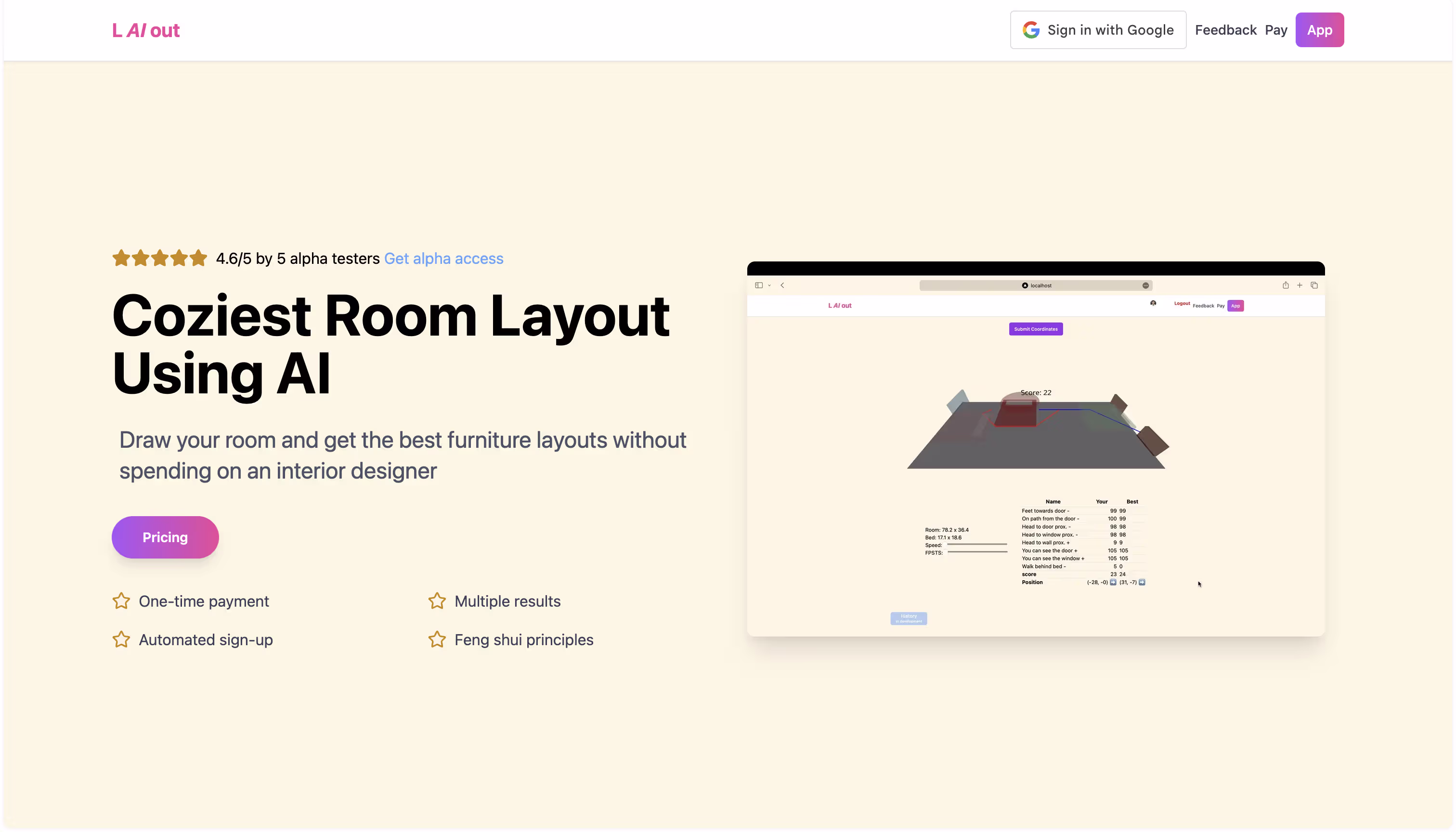 LAIOUT - Room Layout Generator
